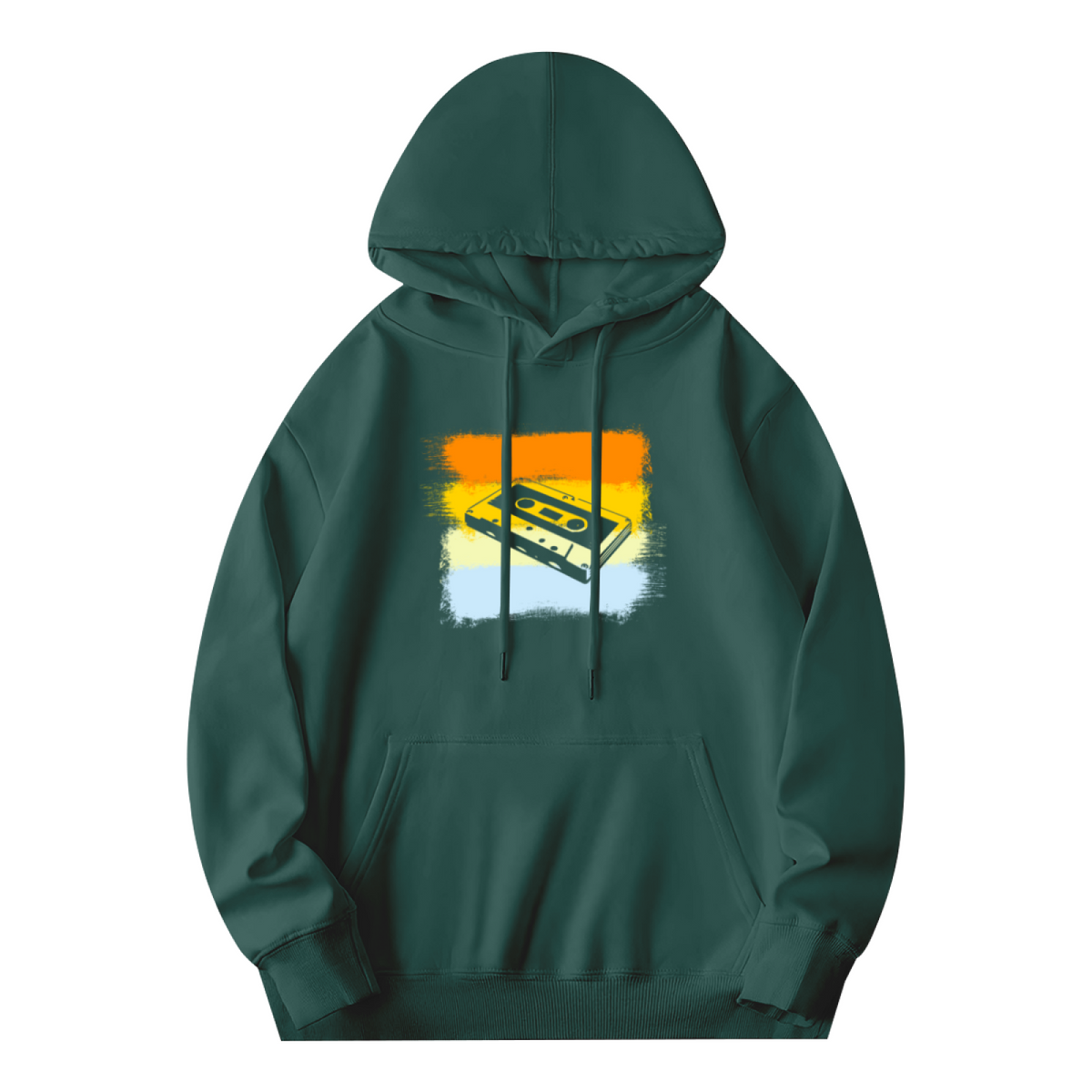 Cool Graphic Hoodie - Green Hoodie Showing