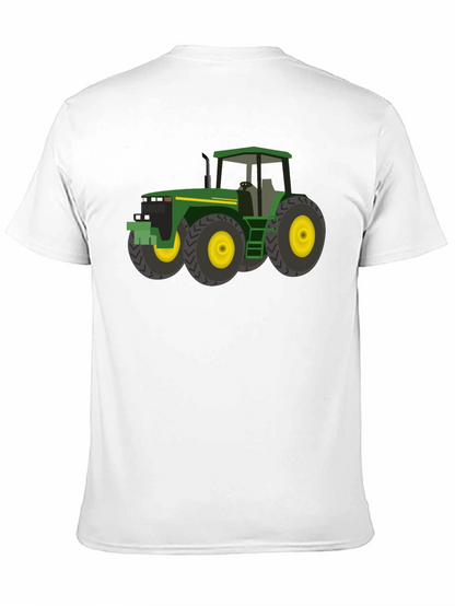 Green Tractor Graphic Tee - Farm Life Style