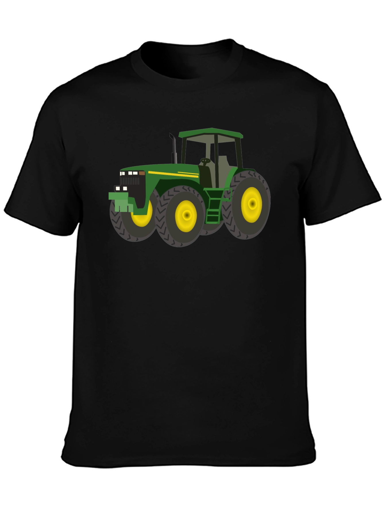 Green Tractor Graphic Tee - Farm Life Style
