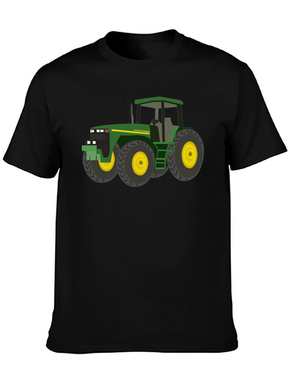 Green Tractor Graphic Tee - Farm Life Style