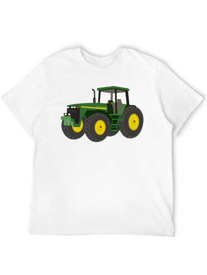 Green Tractor Graphic Tee - Farm Life Style