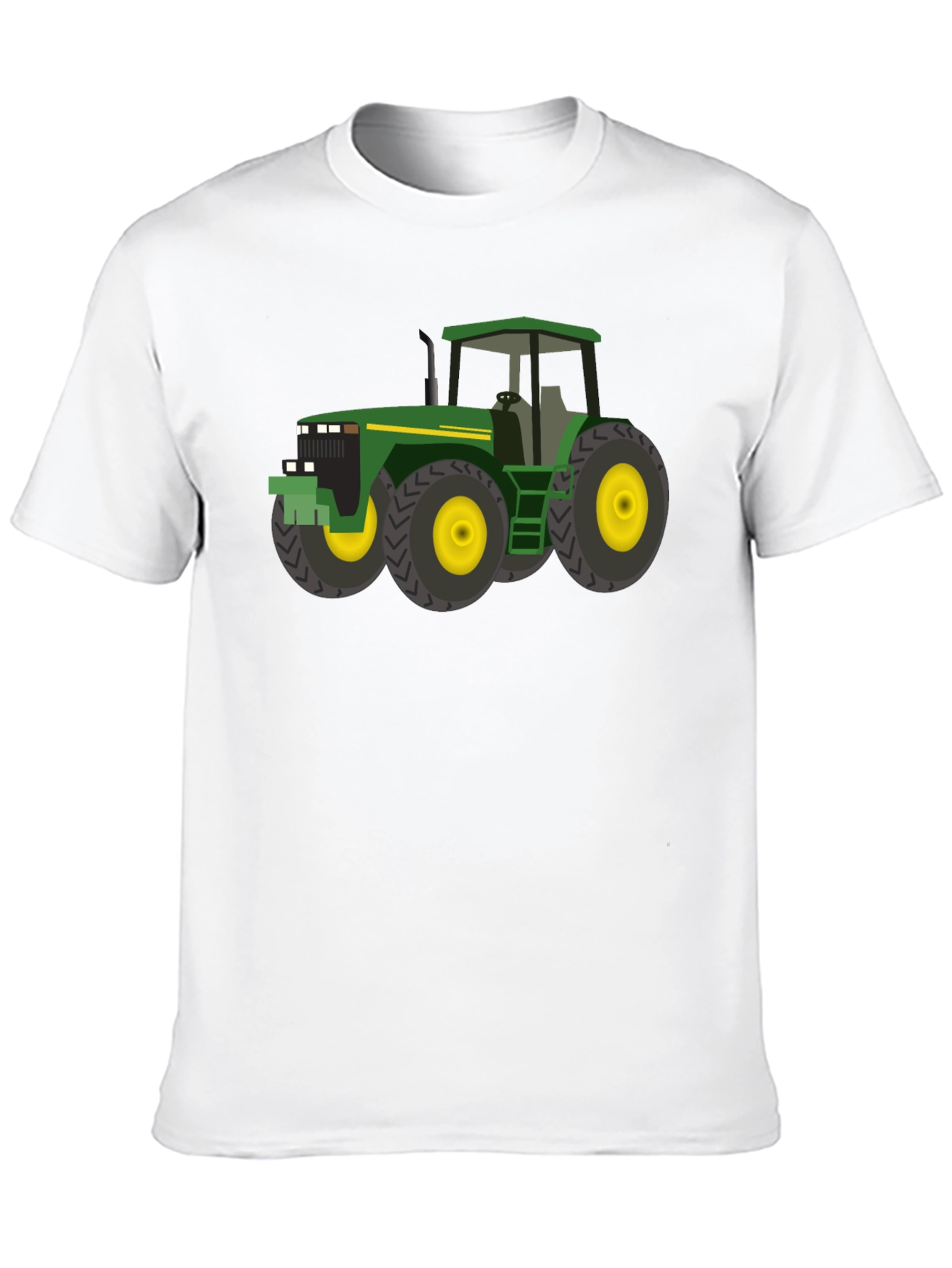 Green Tractor Graphic Tee - Farm Life Style