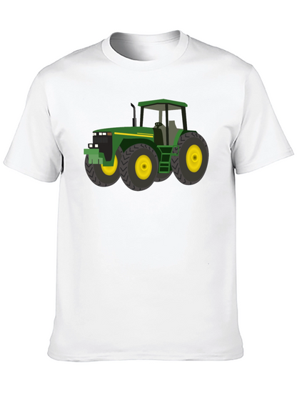 Green Tractor Graphic Tee - Farm Life Style