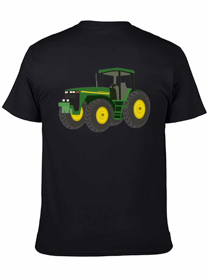 Green Tractor Graphic Tee - Farm Life Style