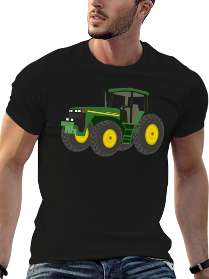 Green Tractor Graphic Tee - Farm Life Style
