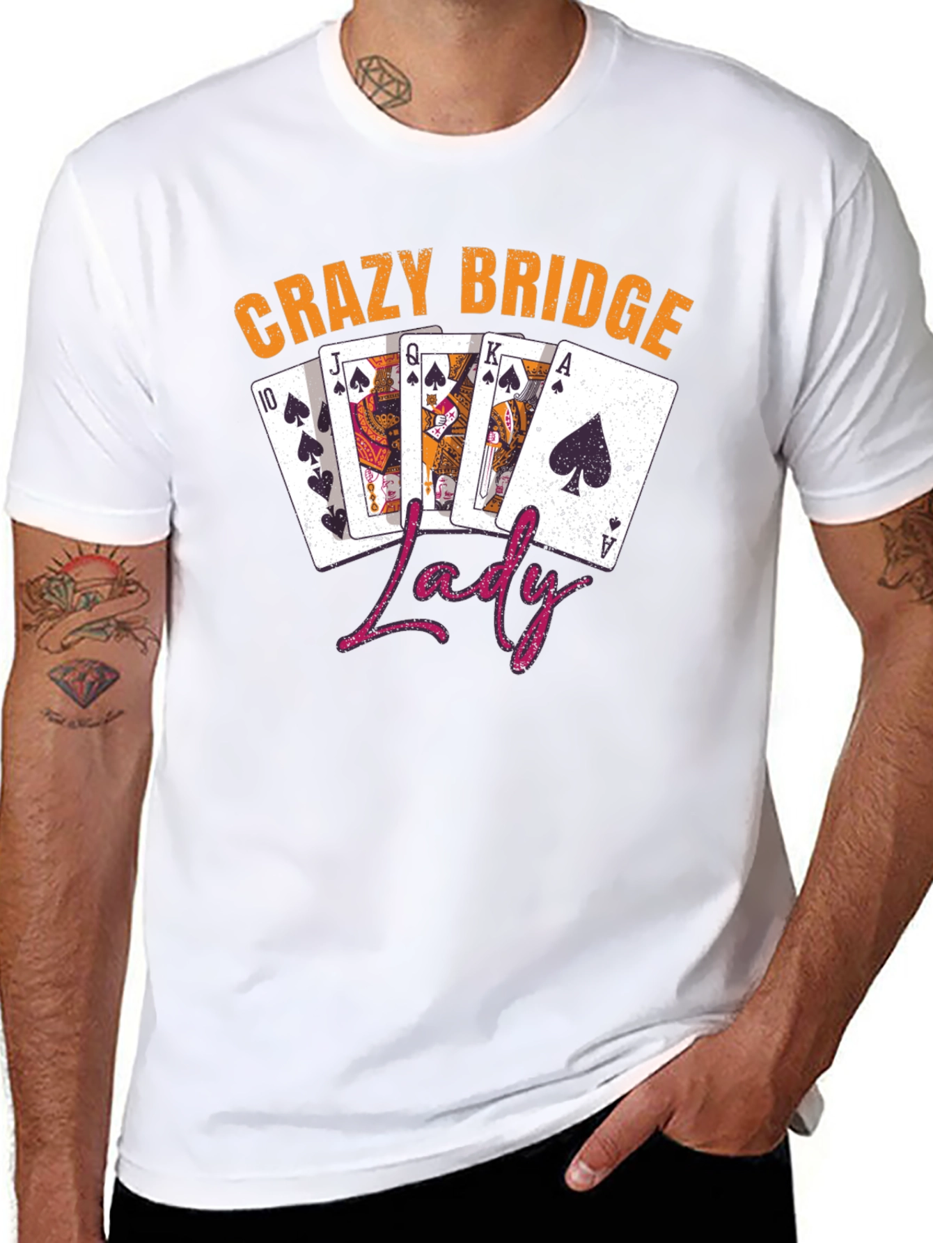 Crazy Bridge Lady T-Shirt