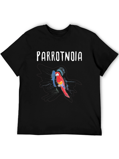 Parrotnoia T-Shirt: Vivid Parrot Design