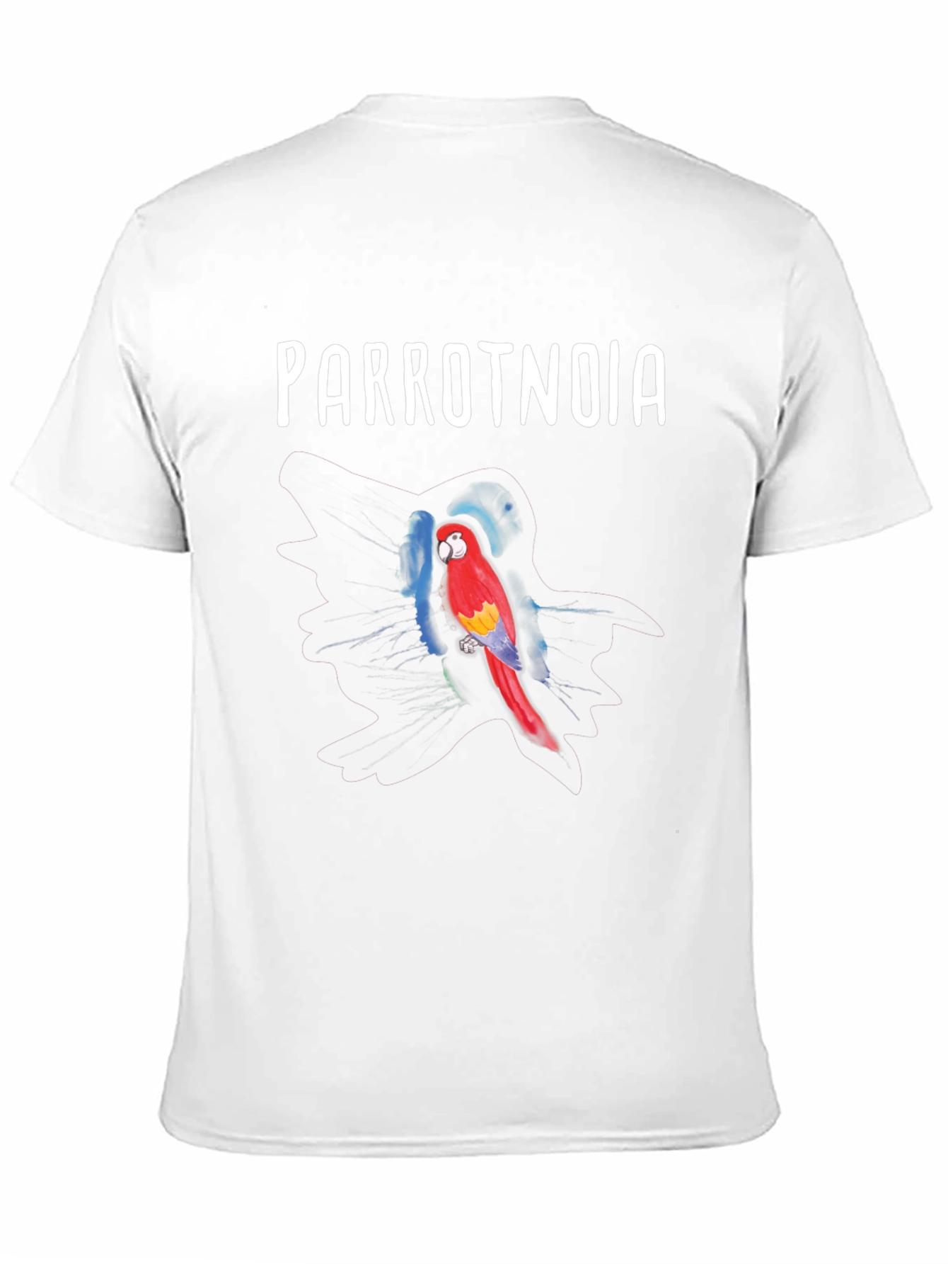 Parrotnoia T-Shirt: Vivid Parrot Design