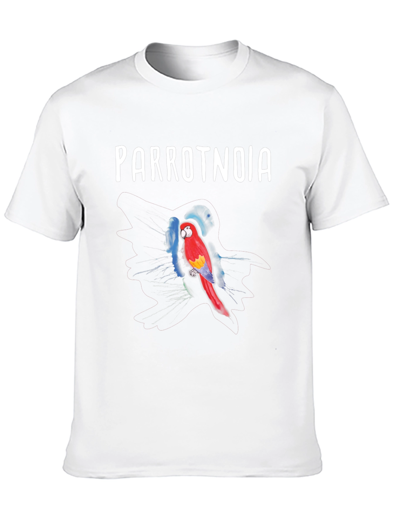 Parrotnoia T-Shirt: Vivid Parrot Design