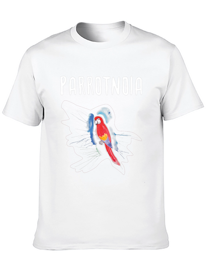 Parrotnoia T-Shirt: Vivid Parrot Design