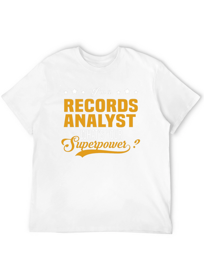 Records Analyst Superpower T-Shirt