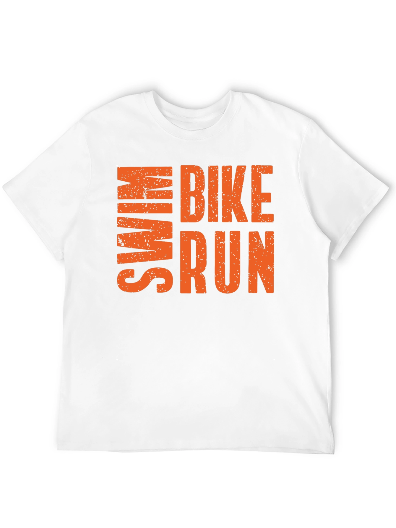 Swim Bike Run T-Shirt | Athletic Triathlon Tee