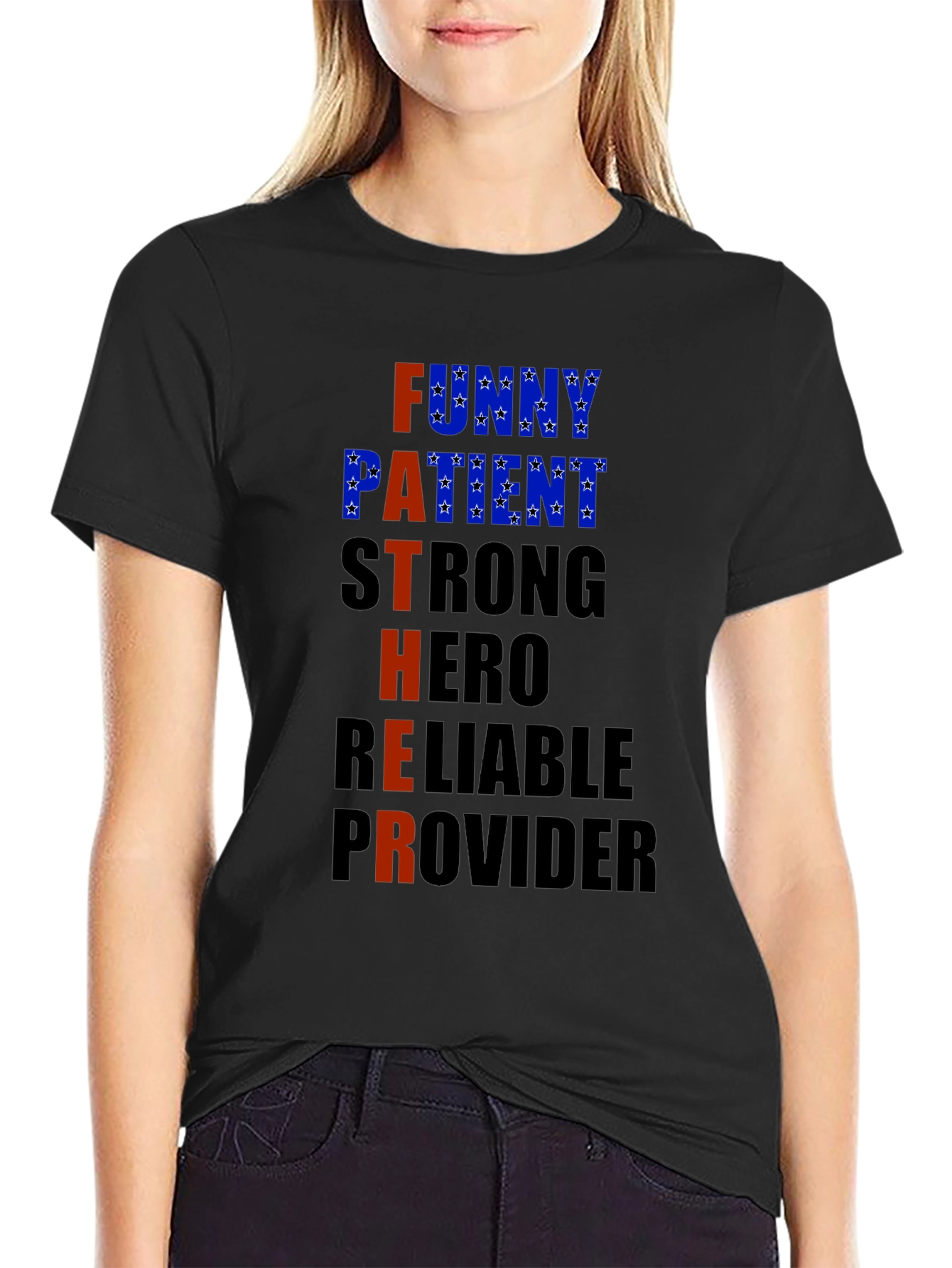 Fathers Day T-Shirt - Funny Patient Strong Hero
