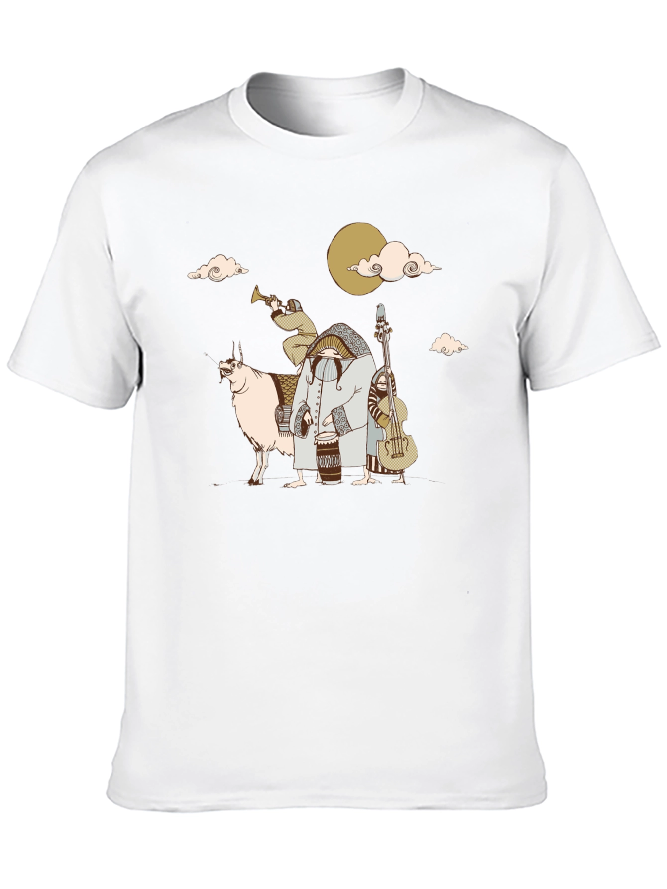 Music Lovers Black Cotton Tee
