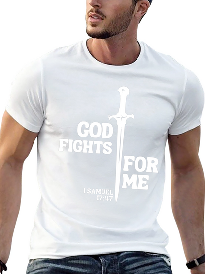 God Fights for Me Graphic Tee