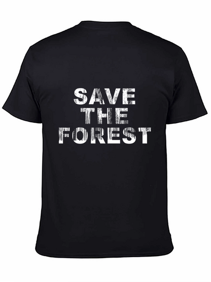 Save the Forest Graphic T-Shirt - Eco Friendly