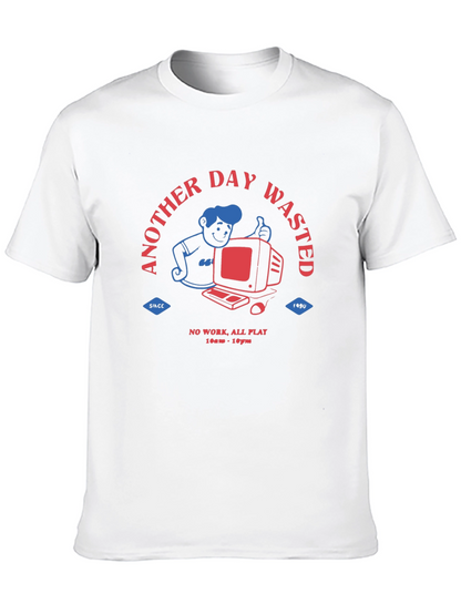 Another Day Wasted Retro Gamer T-Shirt