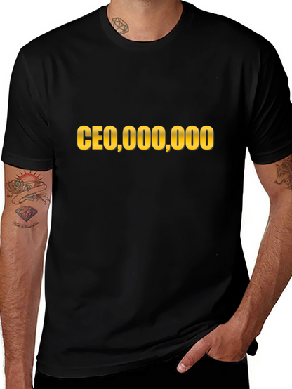 CEO Millionaire Black T-Shirt