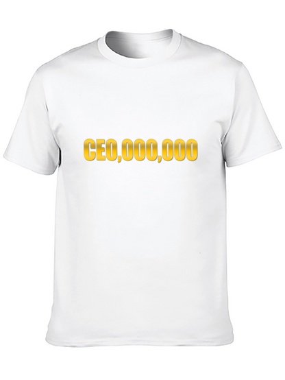 CEO Millionaire Black T-Shirt