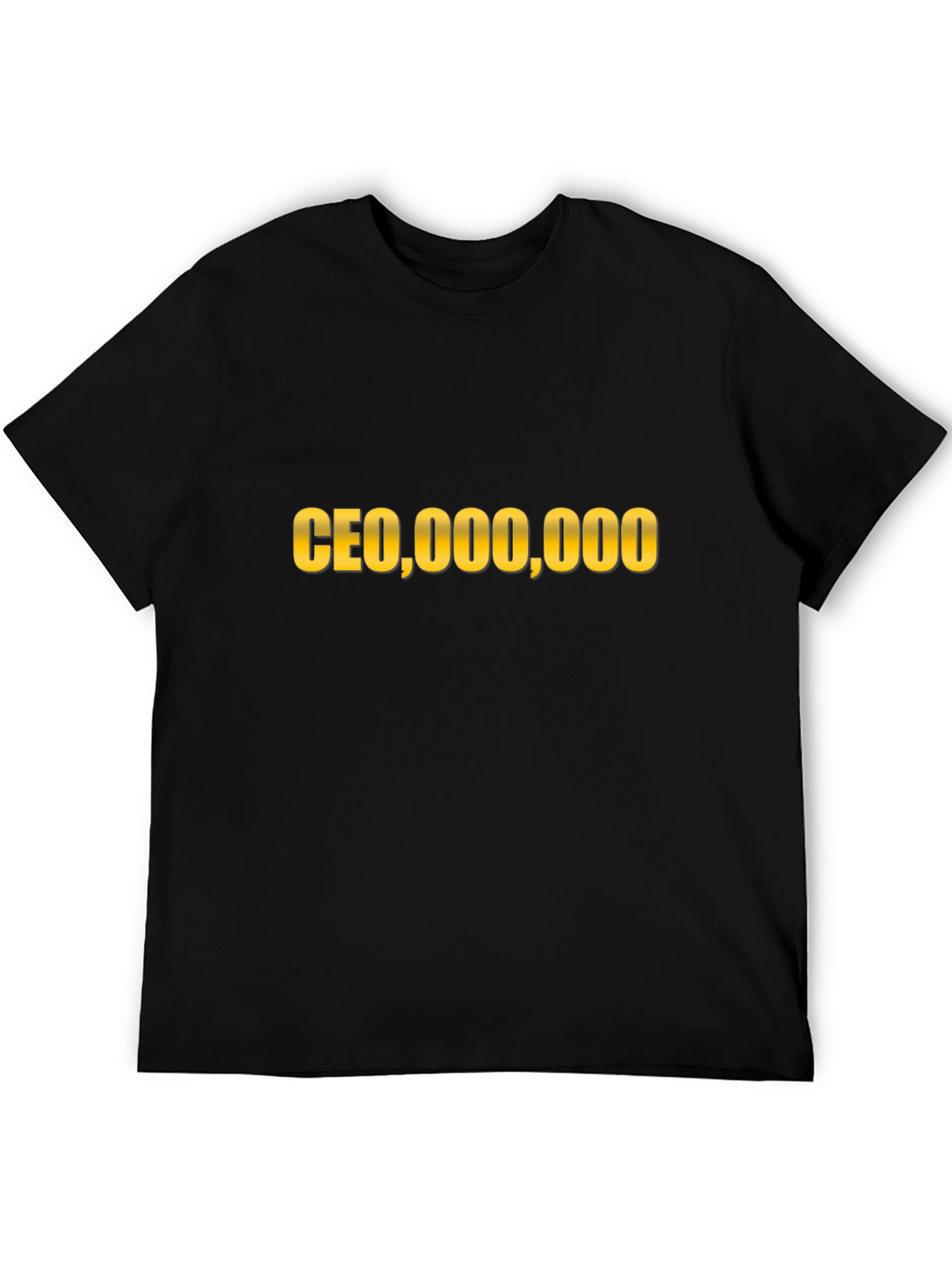 CEO Millionaire Black T-Shirt