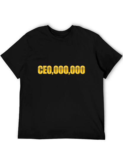 CEO Millionaire Black T-Shirt