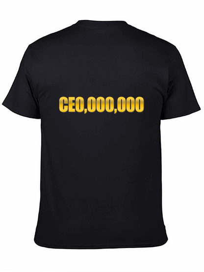 CEO Millionaire Black T-Shirt