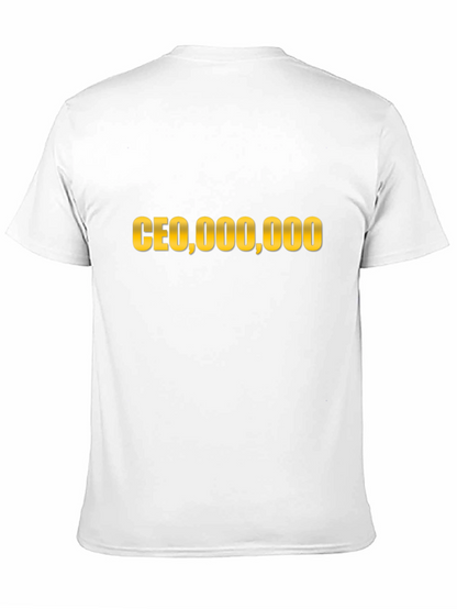 CEO Millionaire Black T-Shirt