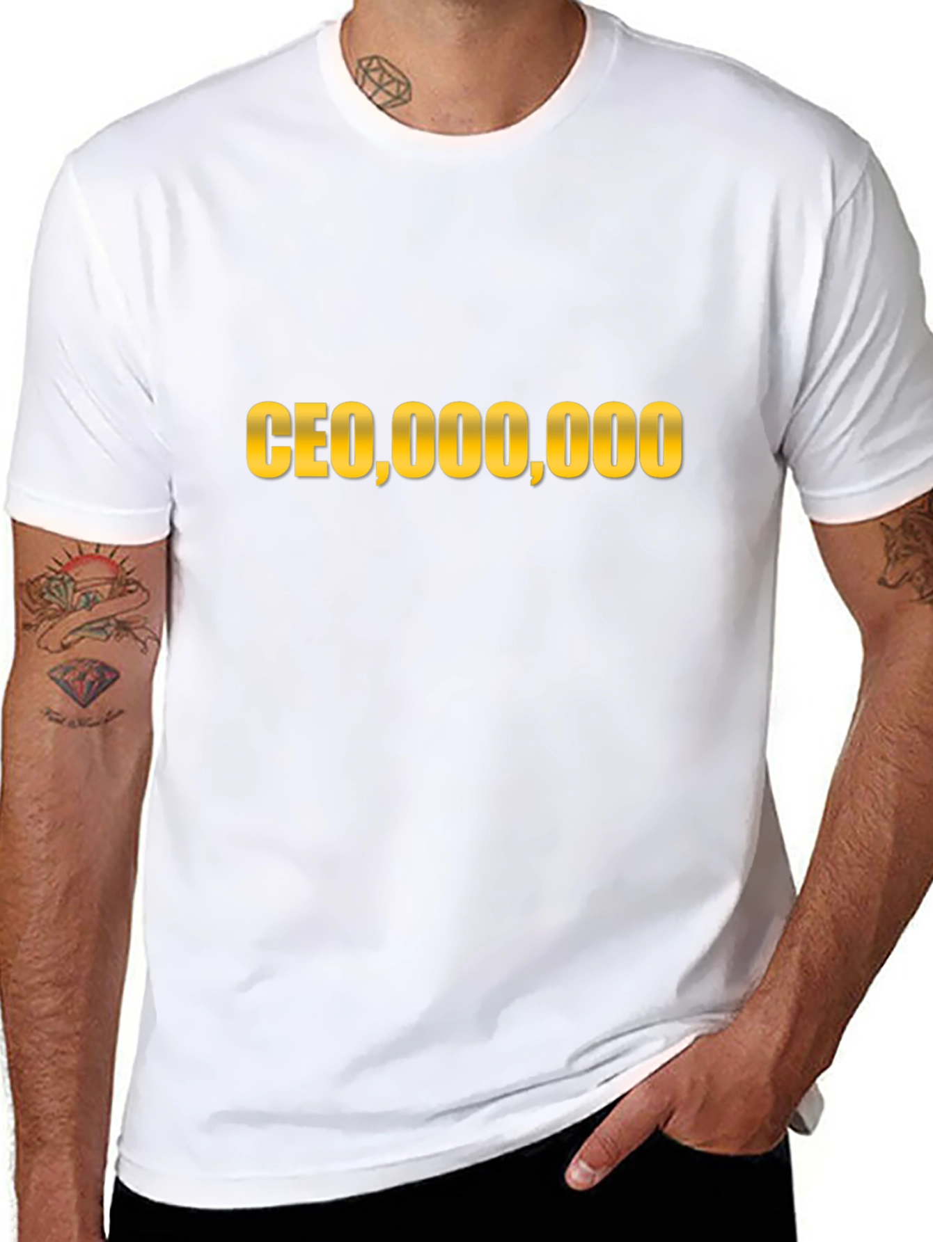 CEO Millionaire Black T-Shirt