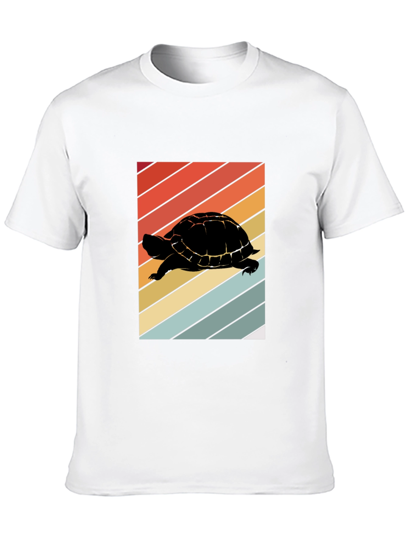 Retro Turtle Silhouette T-Shirt