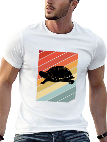 Retro Turtle Silhouette T-Shirt