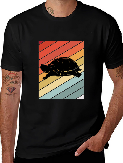 Retro Turtle Silhouette T-Shirt