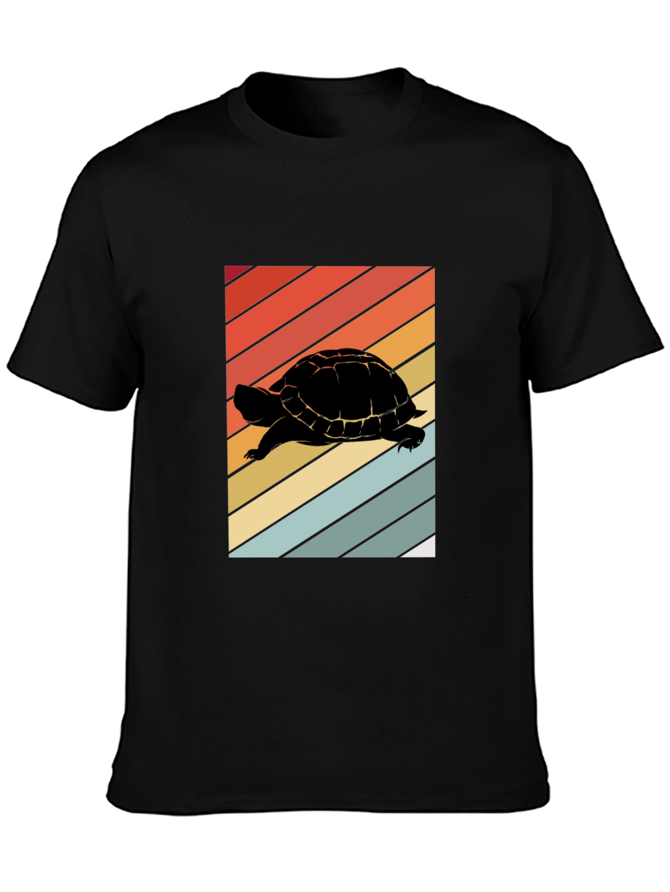 Retro Turtle Silhouette T-Shirt