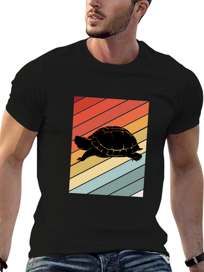 Retro Turtle Silhouette T-Shirt