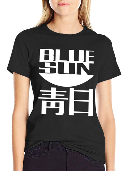 Blue Sun Graphic Tee - Stylish Casual Comfort