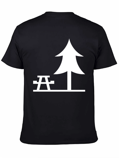 Picnic Tee - Tree & Table Graphic T-Shirt