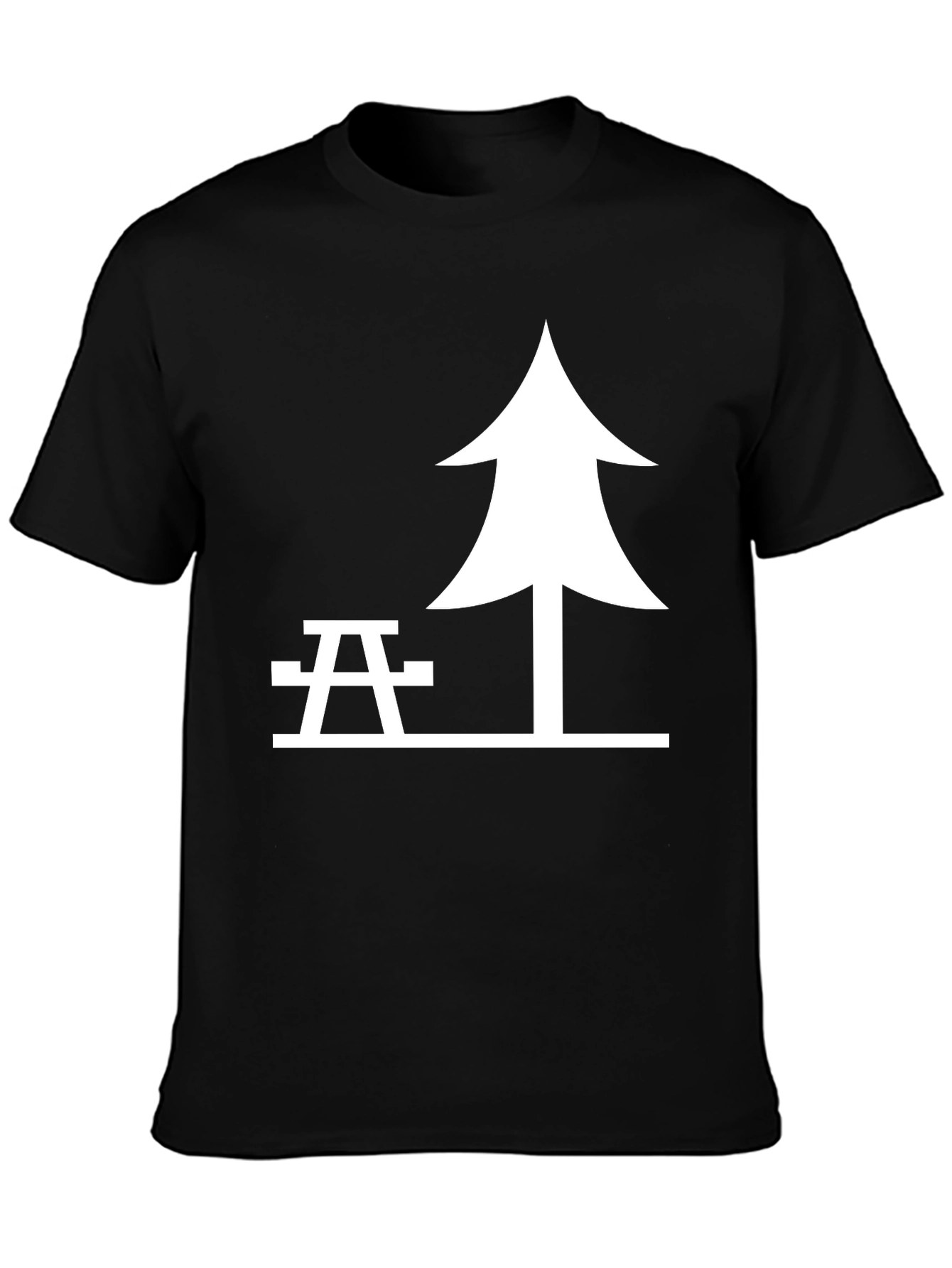 Picnic Tee - Tree & Table Graphic T-Shirt