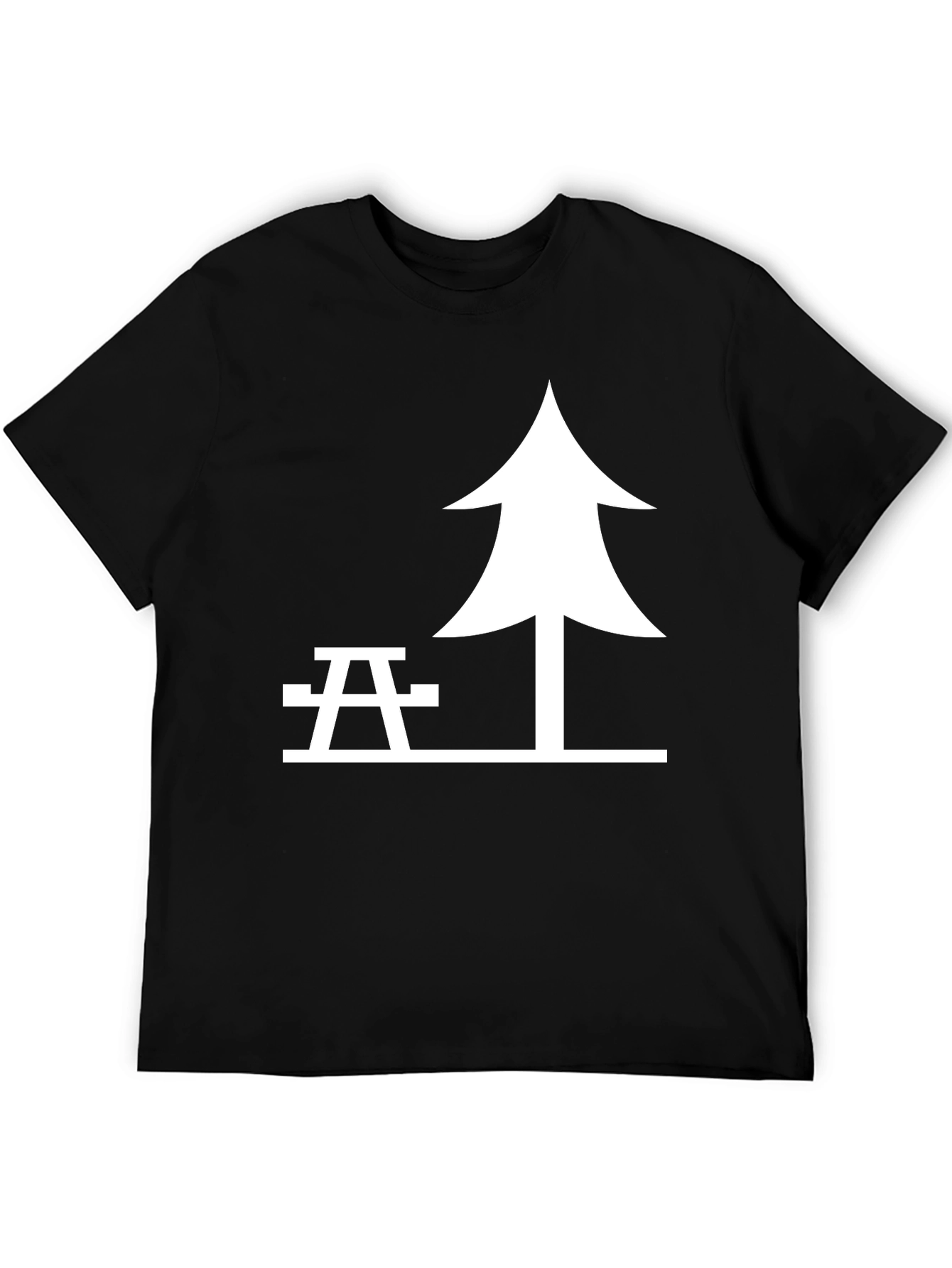 Picnic Tee - Tree & Table Graphic T-Shirt