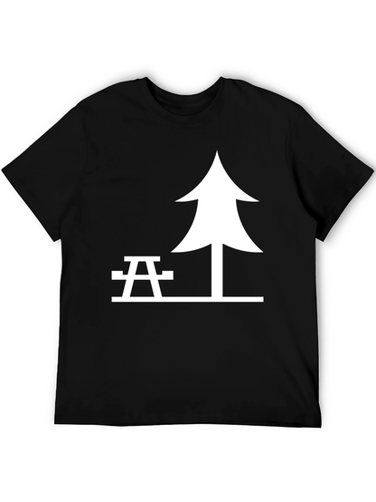 Picnic Tee - Tree & Table Graphic T-Shirt