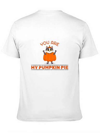 You are My Pumpkin Pie Cat Graphic T-Shirt