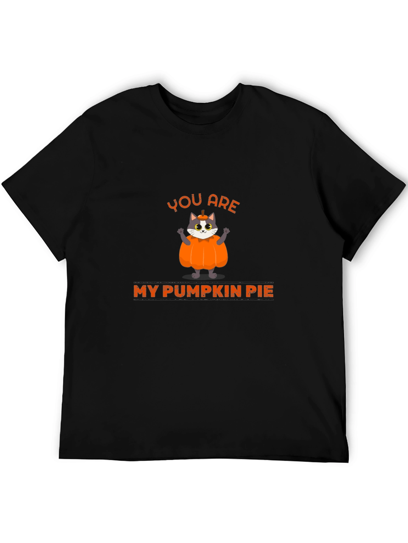 You are My Pumpkin Pie Cat Graphic T-Shirt