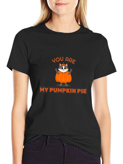 You are My Pumpkin Pie Cat Graphic T-Shirt