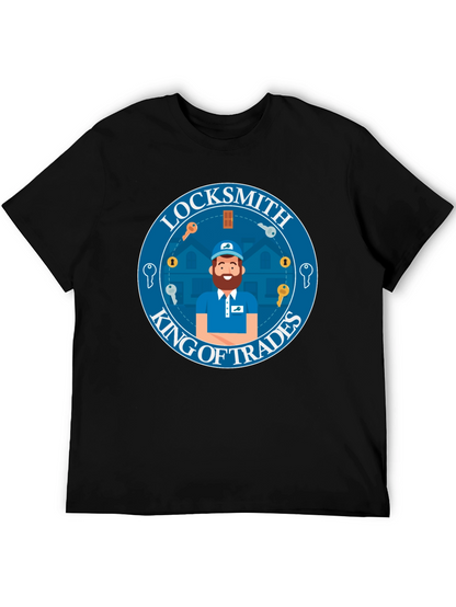 Locksmith King of Trades Graphic T-Shirt