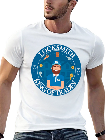 Locksmith King of Trades Graphic T-Shirt
