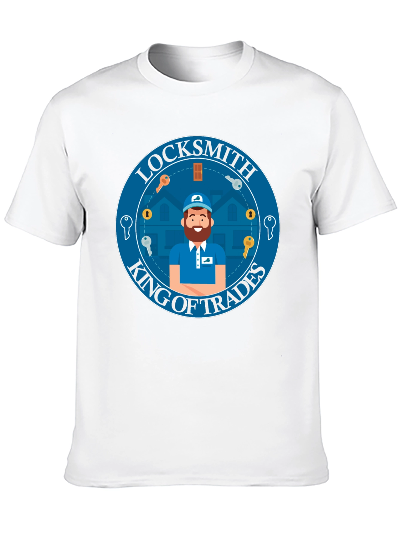 Locksmith King of Trades Graphic T-Shirt
