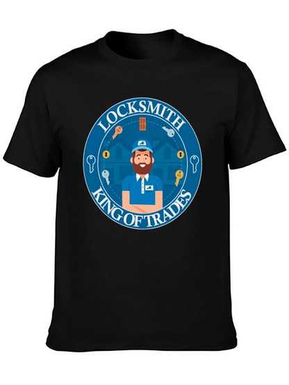 Locksmith King of Trades Graphic T-Shirt
