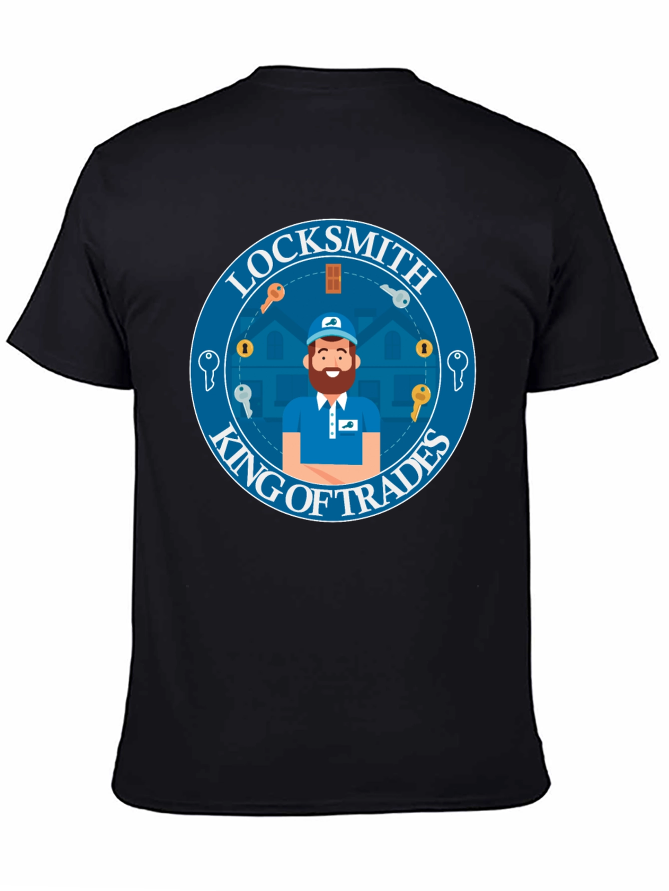Locksmith King of Trades Graphic T-Shirt