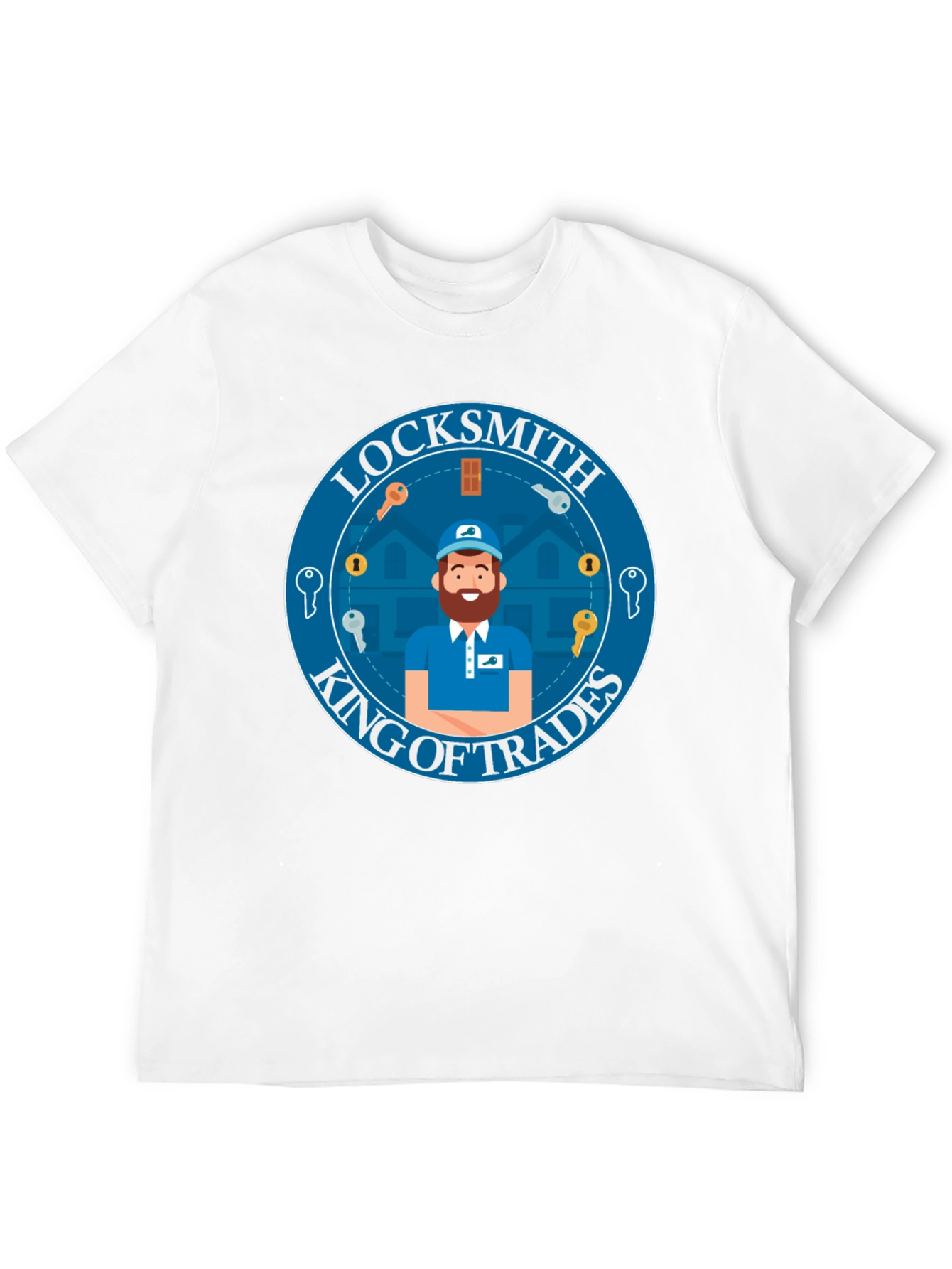 Locksmith King of Trades Graphic T-Shirt