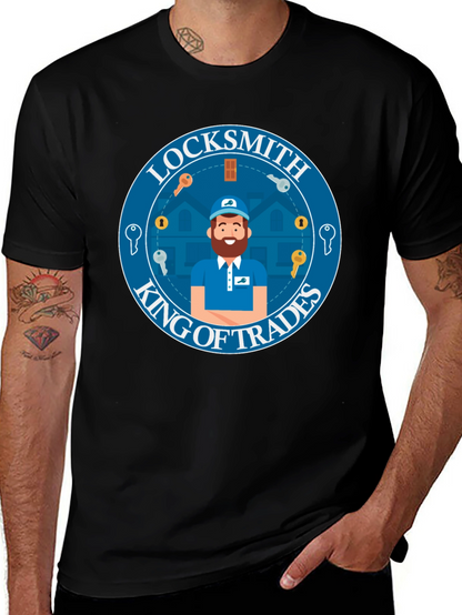 Locksmith King of Trades Graphic T-Shirt