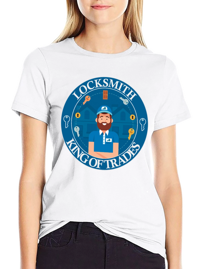 Locksmith King of Trades Graphic T-Shirt