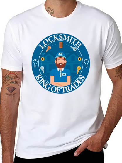 Locksmith King of Trades Graphic T-Shirt